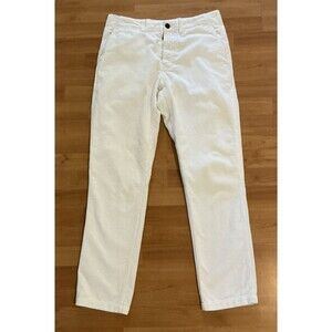 Saturdays NYC Field Heavy Cord Pants Men’s 30x31 White 100% Cotton Button Fly